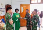 Perkuat Keimanan, Satgas Yonif 527/BY dan Warga Distrik Mulia Gelar Ibadah Minggu Bersama