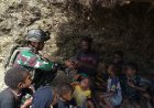 Satgas Yonif 527/BY Gelar Anjangsana di Kediaman Warga Kampung Tirineri